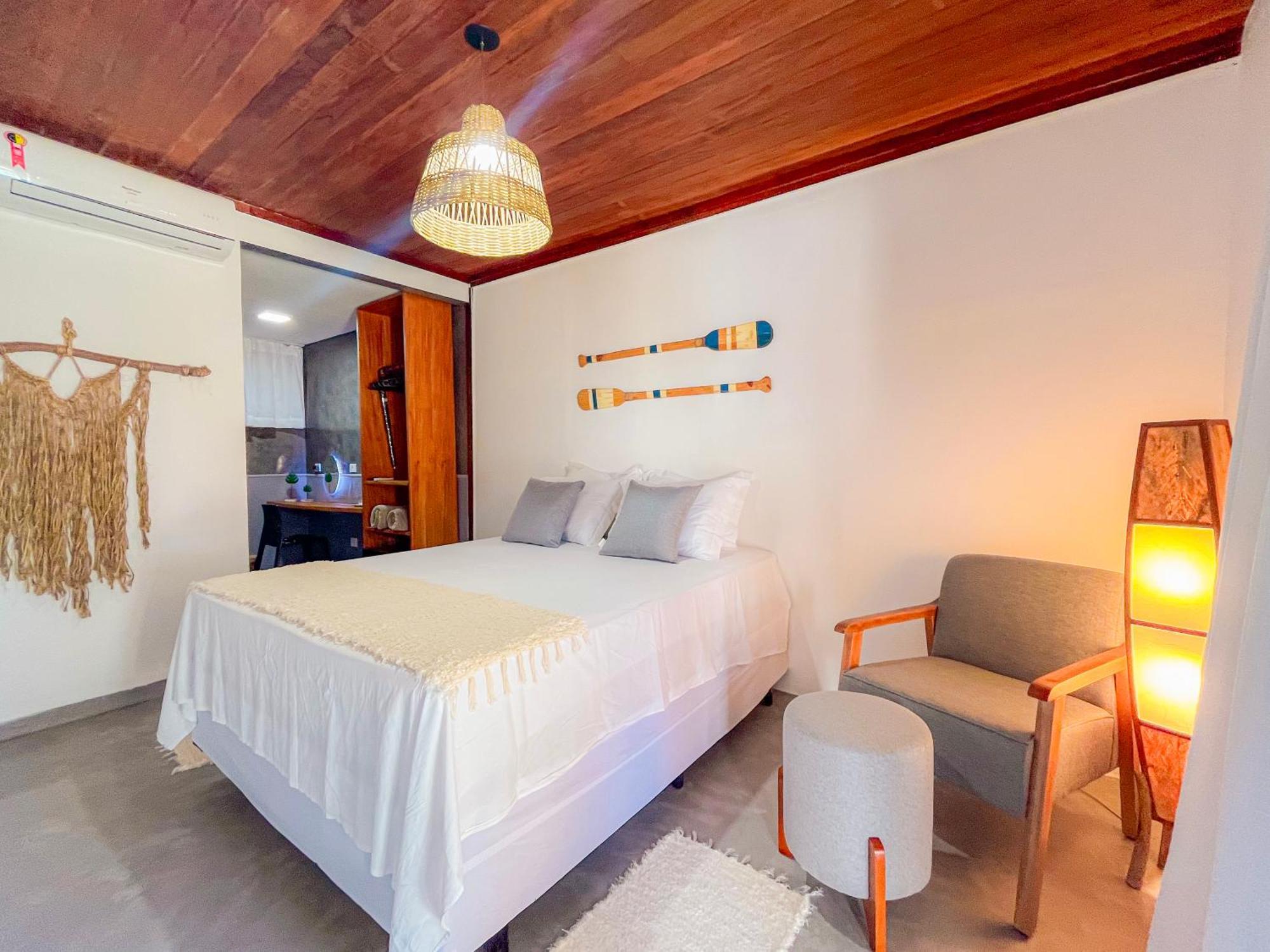 Parador 7 Bangalo, Praia Do Parracho, 1,0 Km Da Rua Mucuge 塞古罗港 外观 照片