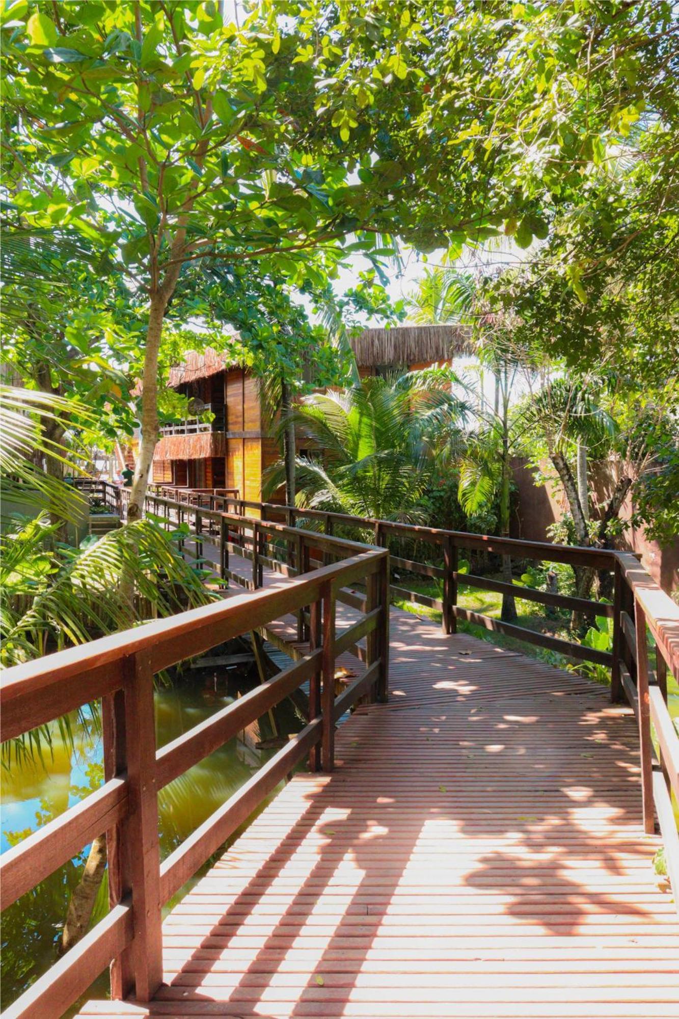 Parador 7 Bangalo, Praia Do Parracho, 1,0 Km Da Rua Mucuge 塞古罗港 外观 照片
