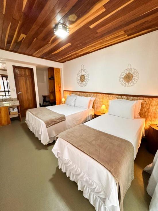 Parador 7 Bangalo, Praia Do Parracho, 1,0 Km Da Rua Mucuge 塞古罗港 外观 照片