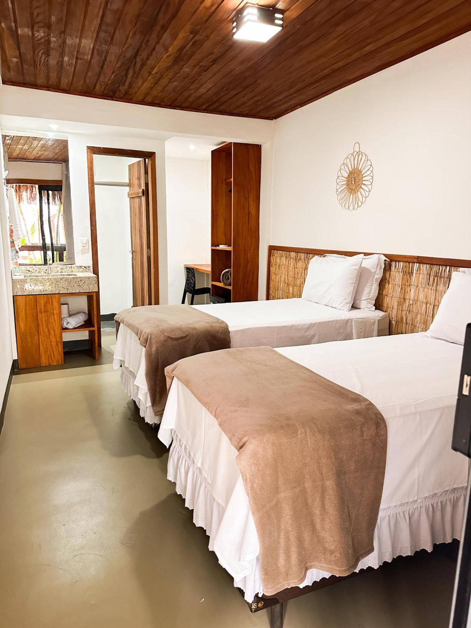 Parador 7 Bangalo, Praia Do Parracho, 1,0 Km Da Rua Mucuge 塞古罗港 外观 照片