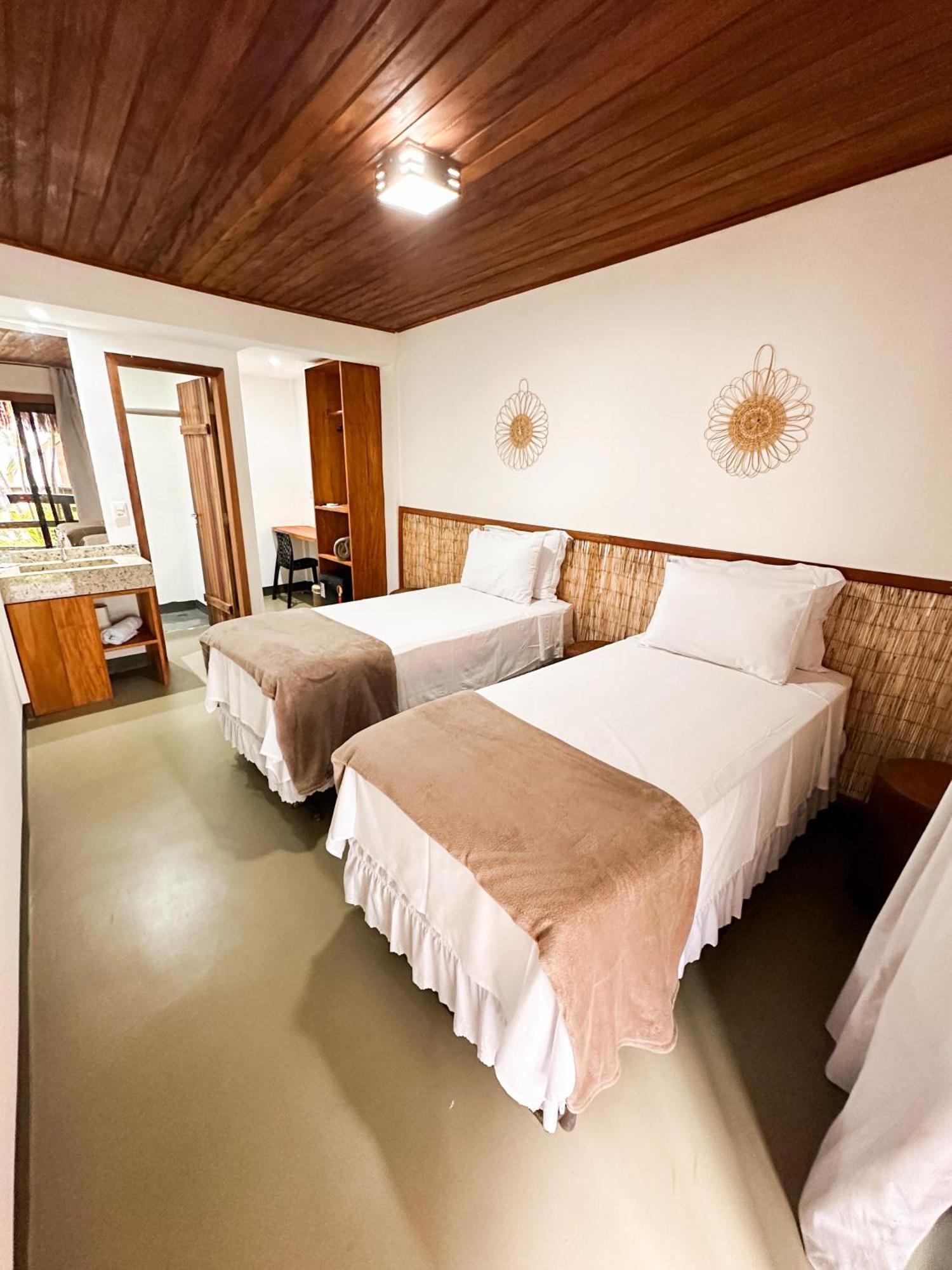 Parador 7 Bangalo, Praia Do Parracho, 1,0 Km Da Rua Mucuge 塞古罗港 外观 照片